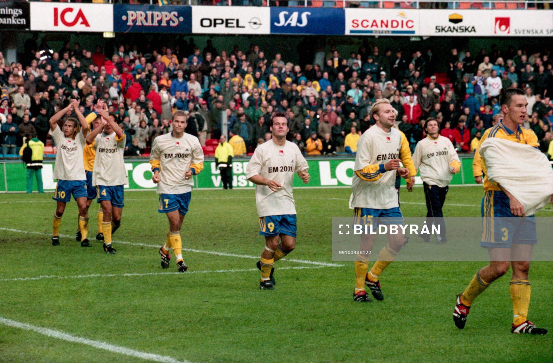 Klara för EM. Henrik Larsson, Joachim Björklund, Niclas