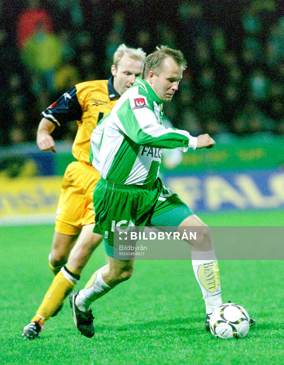 Hammarbys Kaj Eskelinen mot Göteborgs Håkan Mild