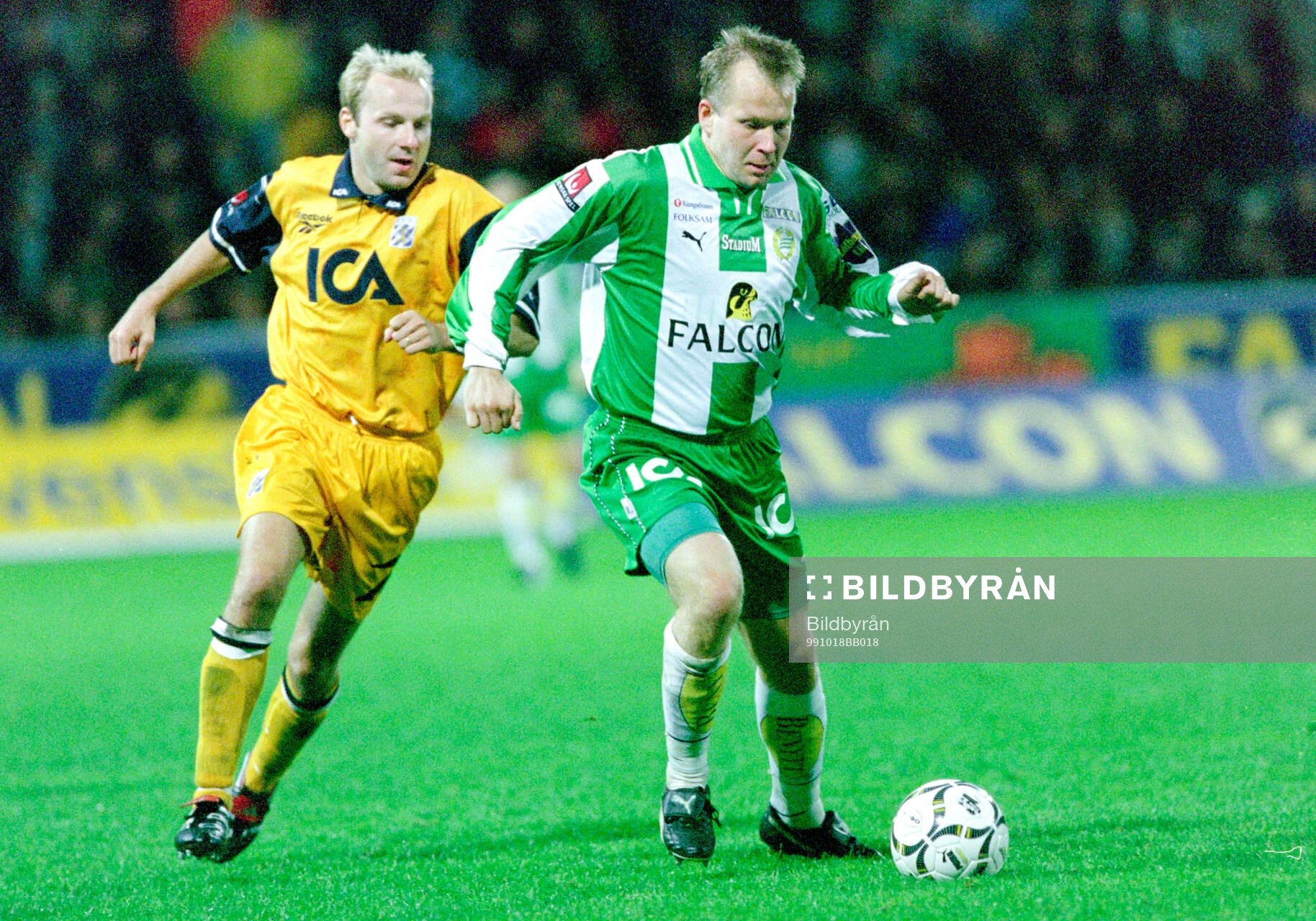 Hammarbys Kaj Eskelinen mot Göteborgs Håkan Mild