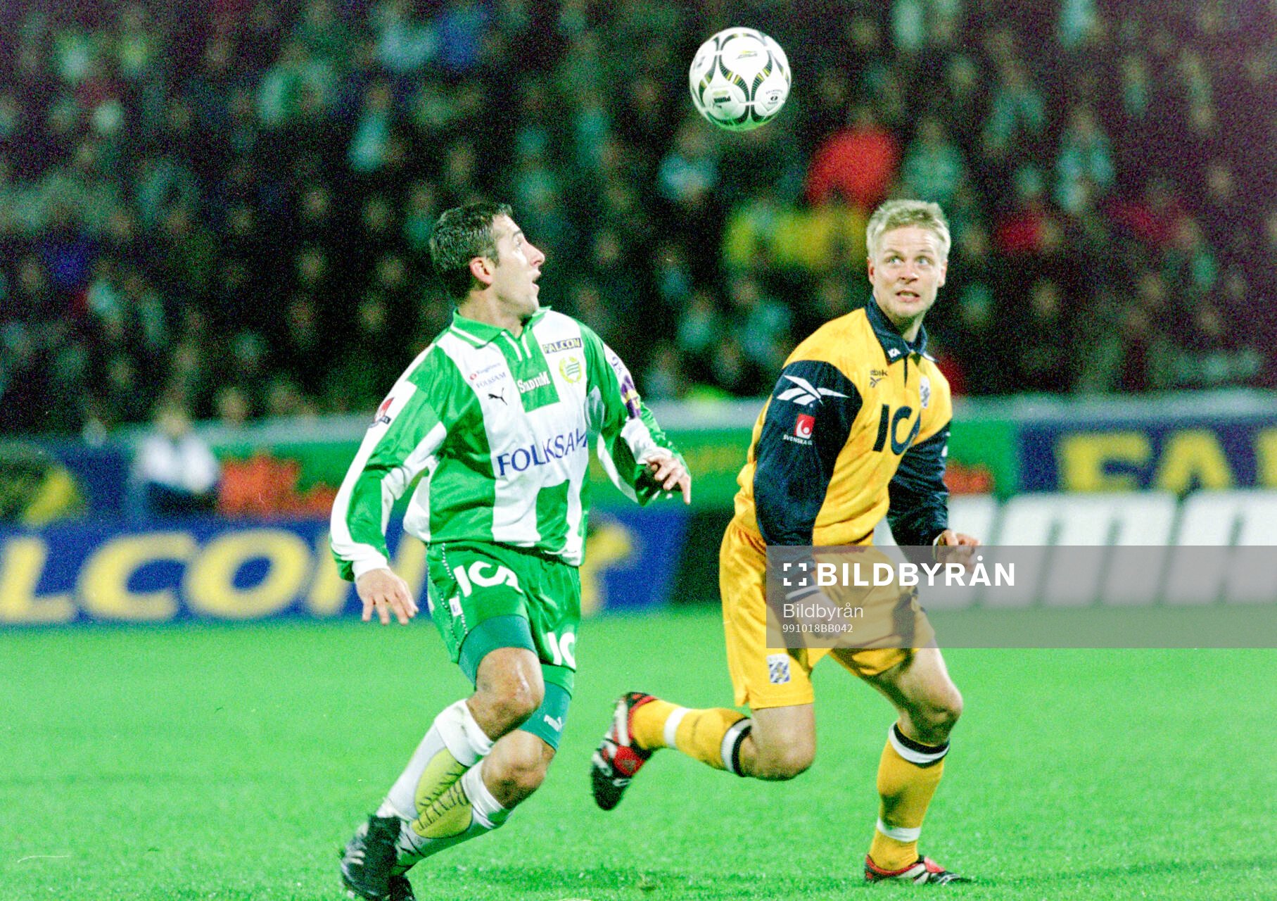 Hammarbys Mate Sestan mot Göteborgs Mikael Nilsson