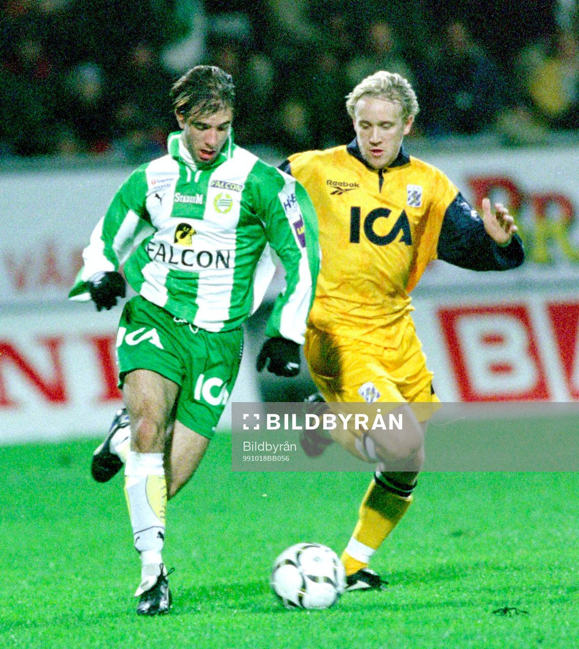 Hammarbys Kennedy Bakircioglu mot Göteborgs Pär Karlsson