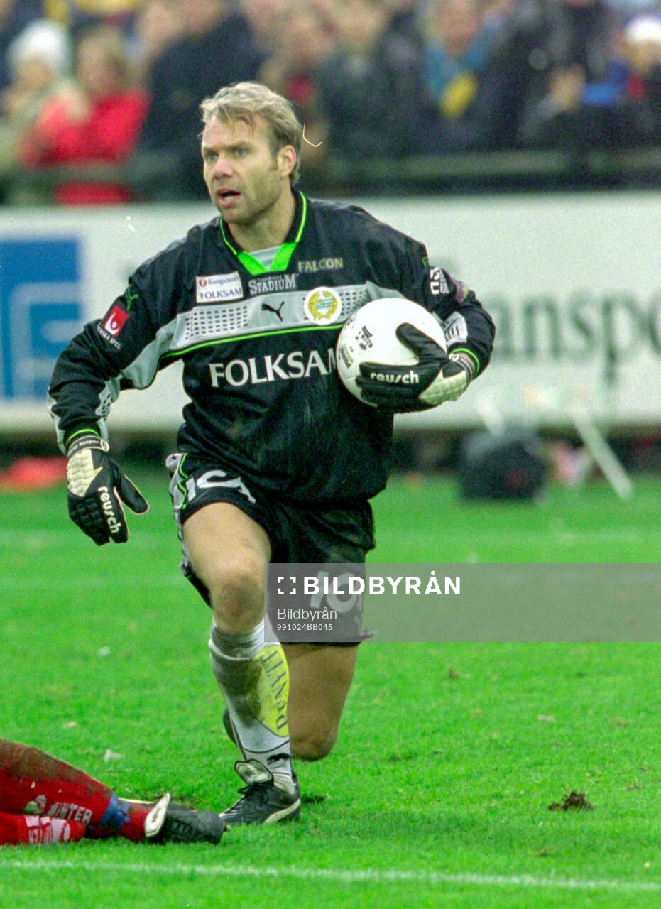 Hammarbys målvakt Lasse Eriksson