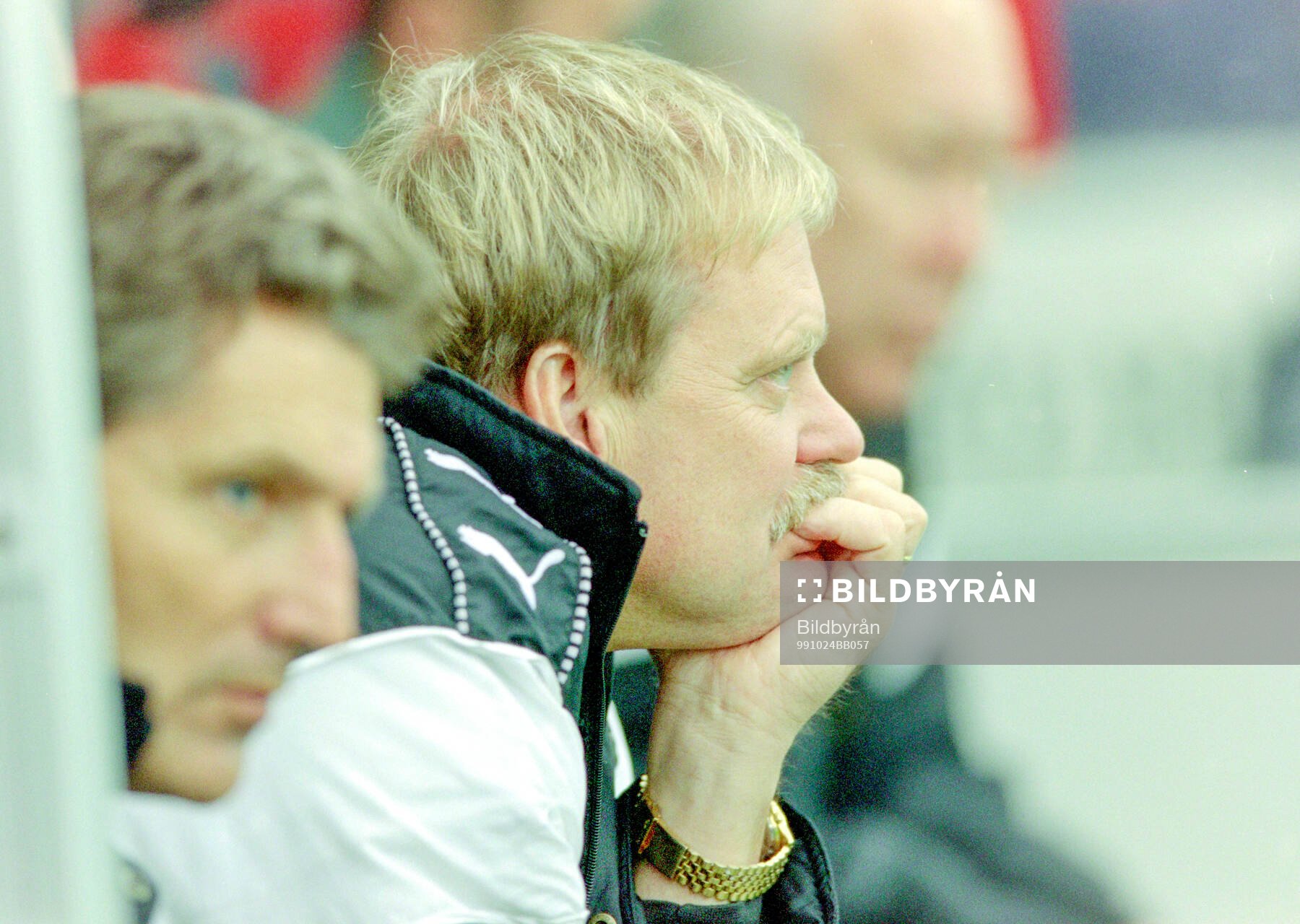 Hammarbys tränare Sören Cratz och Ronnie Hellström