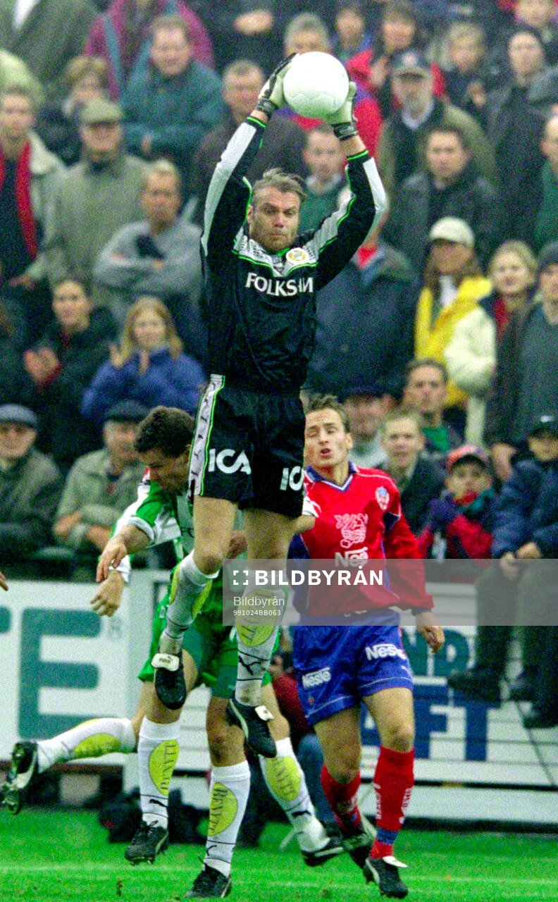 Hammarbys målvakt Lasse Eriksson