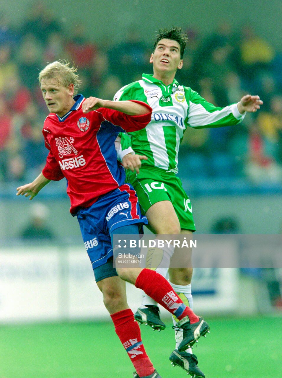 Helsingborgs Ulrik Jansson mot Hammarbys Johan Andersson