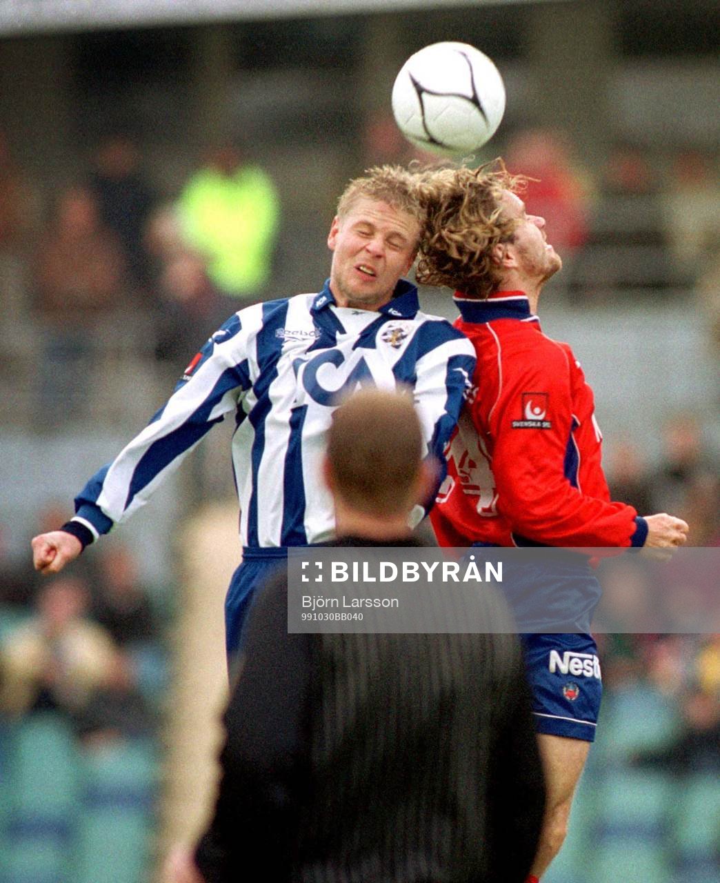 Mikael Nilsson i nickduell med Arild Stavrum