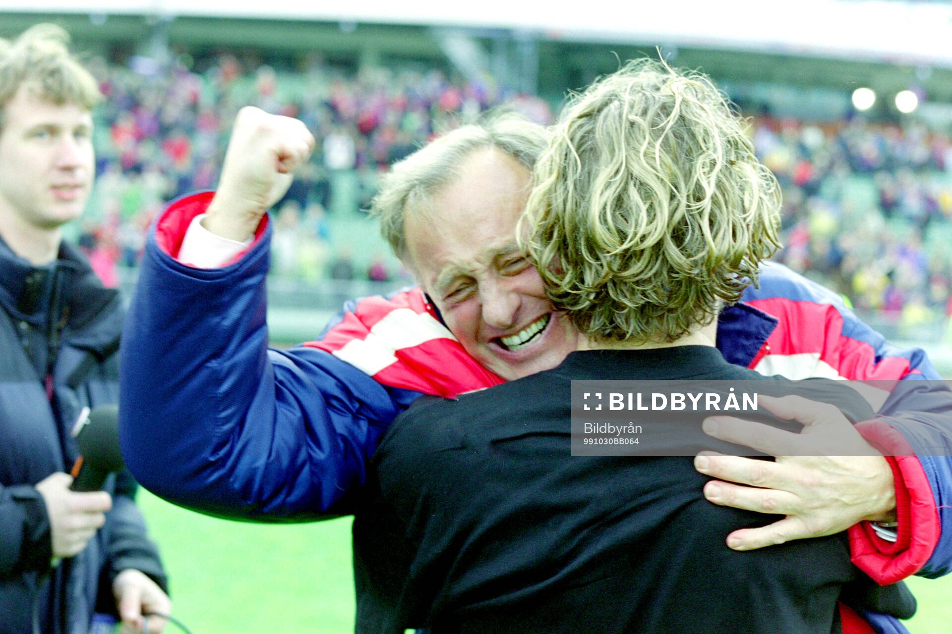 Åge Hareide jublar