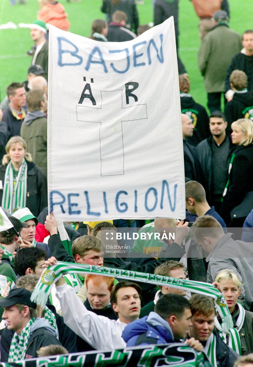 Hammarbys fans jublar