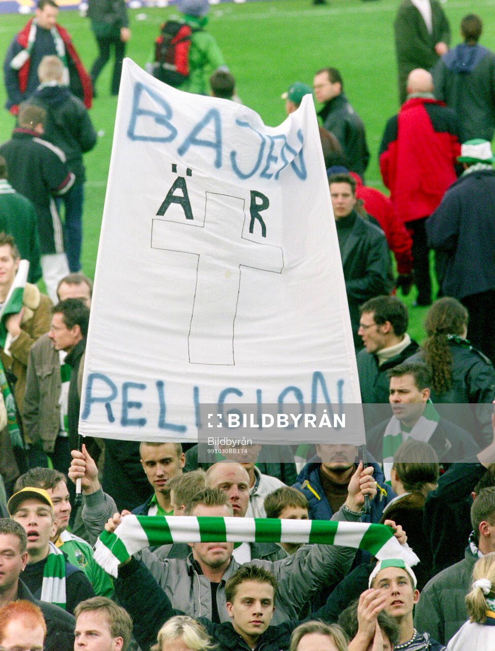 Hammarbys fans jublar