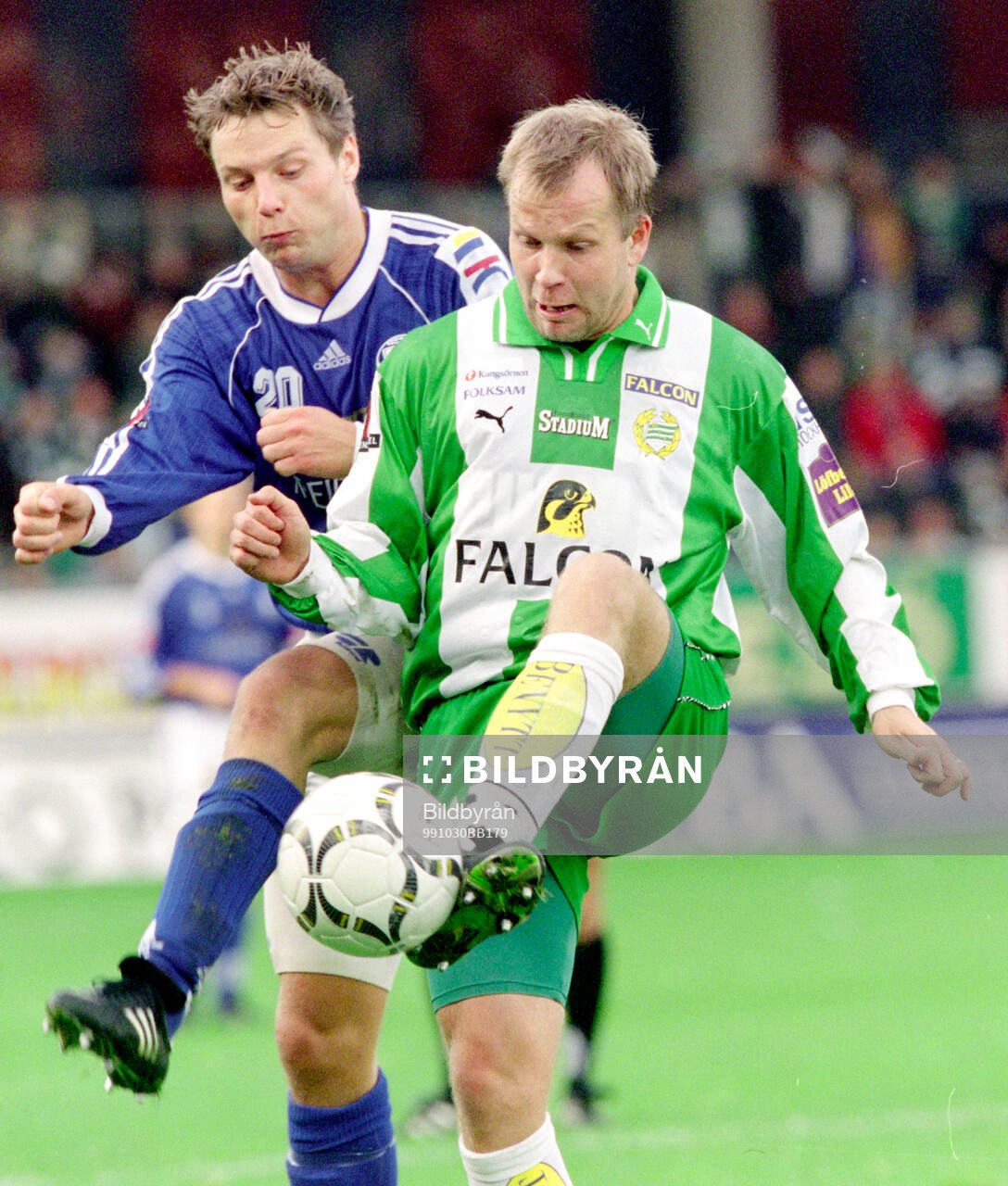 Hammarbys Kaj Eskelinen mot Trelleborgs Jörgen Svensson