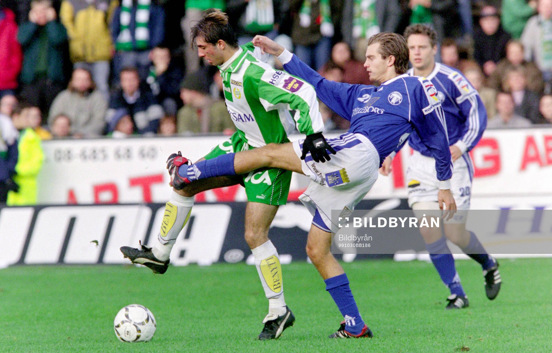 Hammarbys Kennedy Bakircioglu mot Trelleborgs Markus Persson