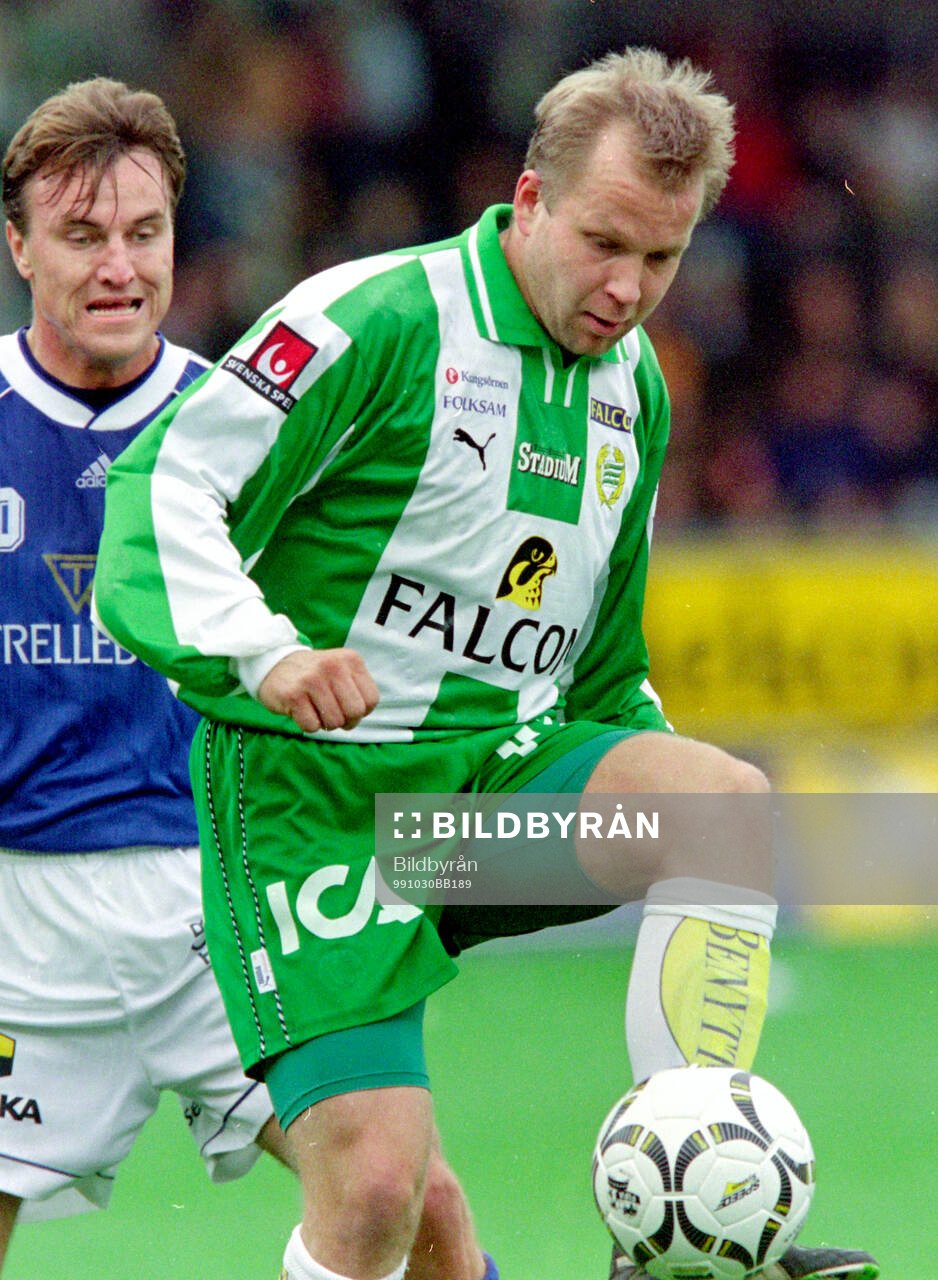 Hammarbys Kaj Eskelinen mot Trelleborgs Jonas Nilsson