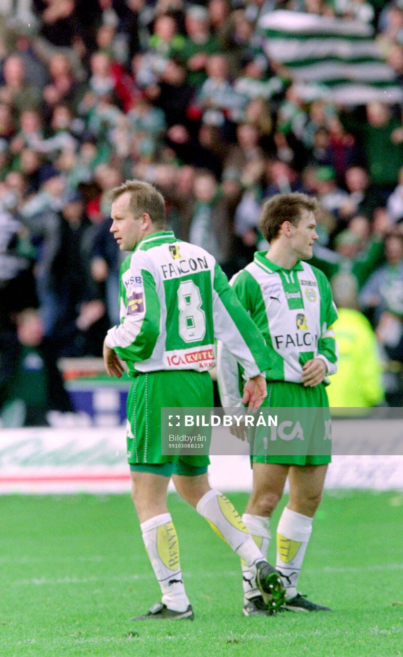 Hammarbys Kaj Eskelinen och Mikael Hellström