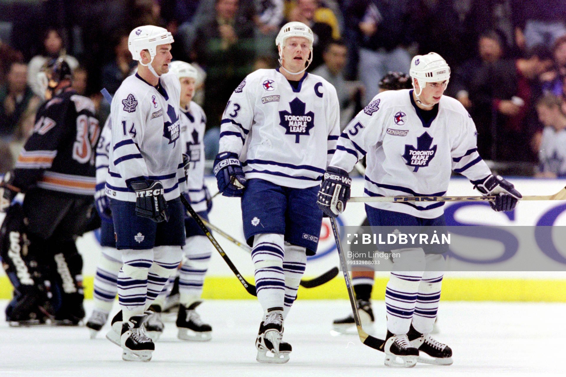 Jonas Höglund, Mats Sundin, Tomas Kaberle, Toronto Maple