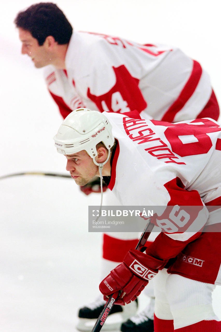 Tomas Holmström, Brendan Shanahan, Detroit Red Wings