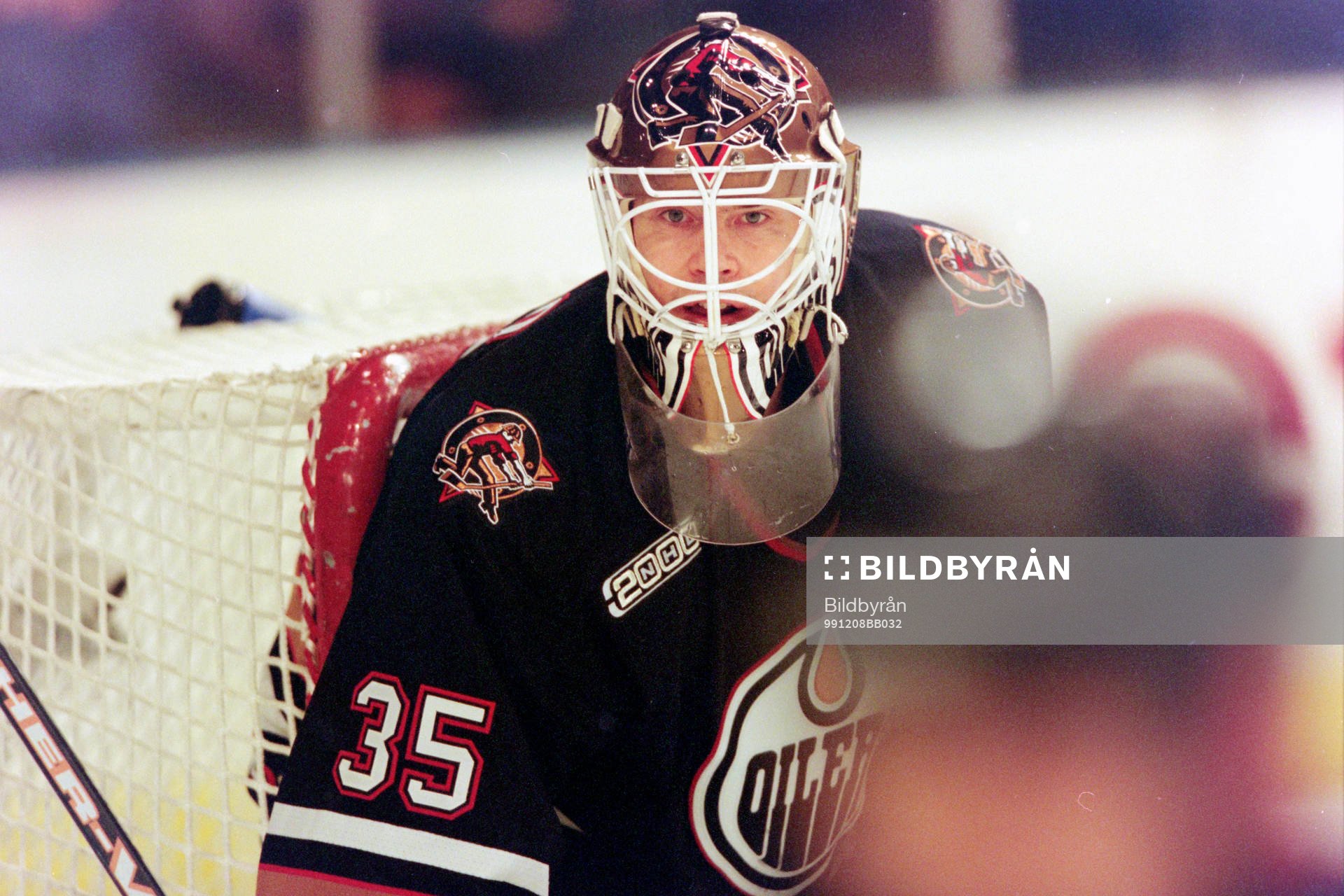 Tommy Salo, målvakt, Edmonton Oilers