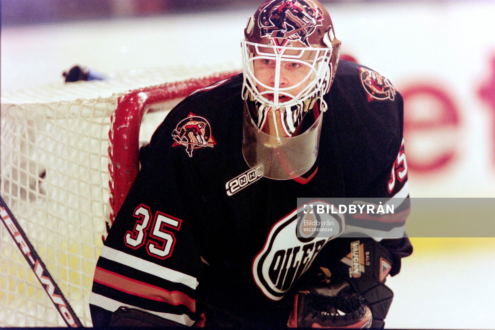 Tommy Salo, målvakt, Edmonton Oilers