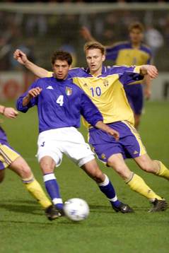 Kennet Andersson, Alessio Tacchinardi, Italien