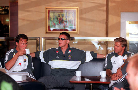  Joachim Björklund, Patrik Andersson och Roland Nilsson.