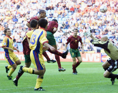 Arnhem, Fotboll, EM i Holland / Belgien, Rumänien -