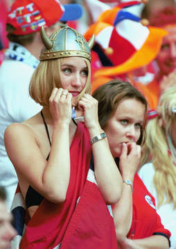 En förtvivlad Norsk supporter