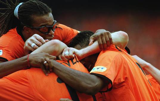 Jubel Edgar Davids, Holland