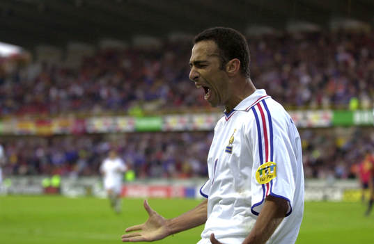  Youri Djorkaeff, Frankrike jublar