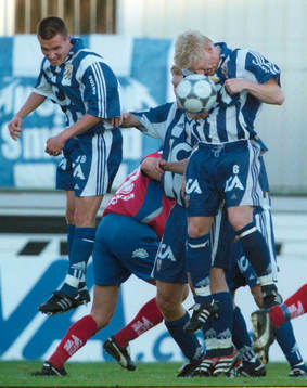 Daniel Nicklasson, Sebastian Henriksson och Mikael Nilsson,