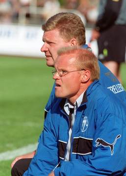  Alf Westerberg, tränare Trelleborg och Jonas Brorsson, Sportchef Trelleborg