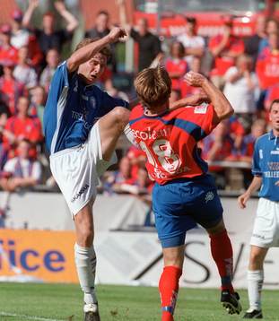 Patrik Larsson, Trelleborg och Stig Johansen, Helsingborg