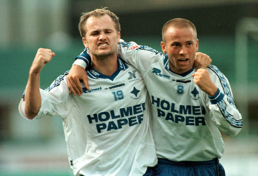 Jonas Wallerstedt och Mathias Florén, Norrköping (jubel)