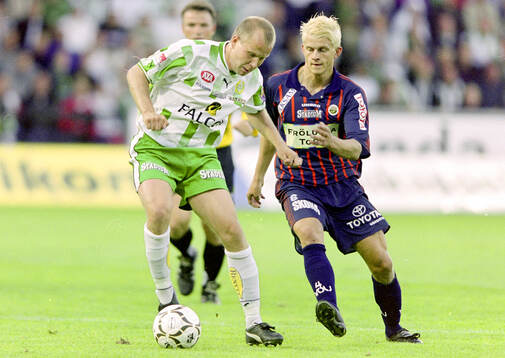 Hammarbys Kaj Eskelinen mot Västra Frölundas Mikael