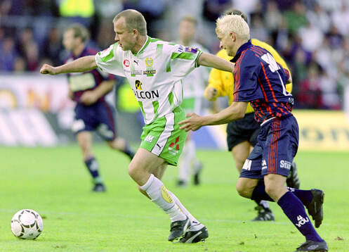 Hammarbys Kaj Eskelinen mot Västra Frölundas Mikael