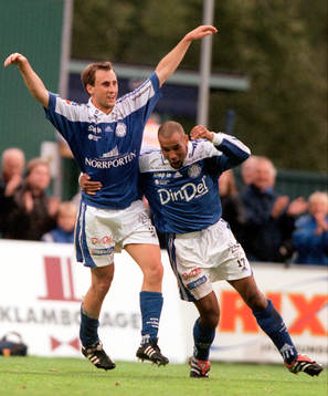  Joachim Olsson och Cain Dotson, Sundsvall (Jubel)
