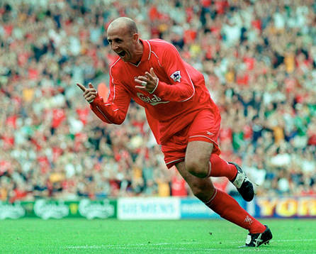  Gary McAllister, Liverpool (Jubel).