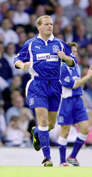 Evertons Paul Gascoigne