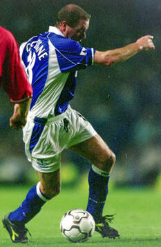 Evertons Paul Gascoigne