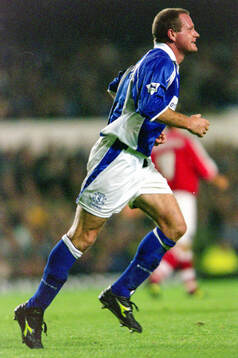 Evertons Paul Gascoigne