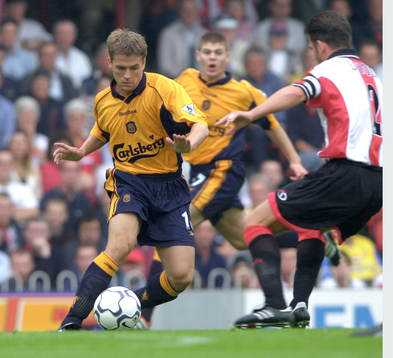  Michael Owen, Liverpool och Jason Dodd, Southampton.