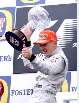 Mika Häkkinen, Mercedes McLaren firar segern