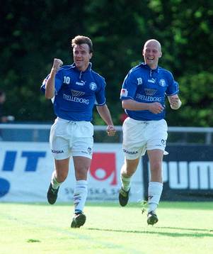 Jonas Nilsson och Mikael Danielsson, Trelleborg (Jubel)