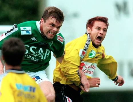 Fotboll, Superettan, Mjällby - Brage. Björn Karlsson,