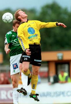 Fotboll, Superettan, Mjällby - Brage. Linus Isberg,