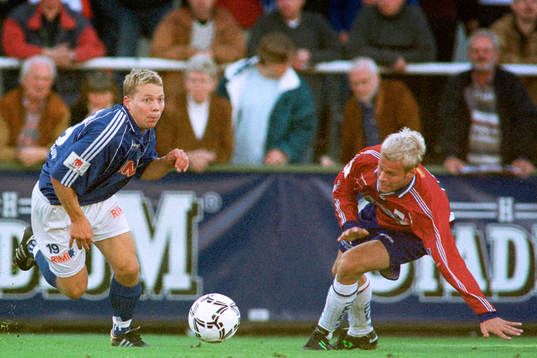 Robert Andersson, Halmstad och Johan Anegrund, Örgryte