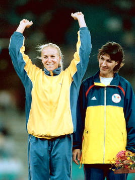 Kajsa Bergqvist och Oana Manuela Pantelimon, Brons