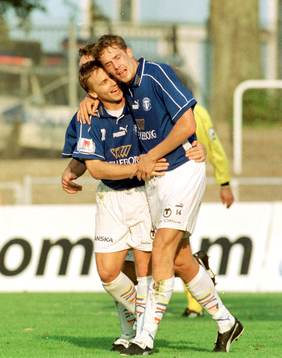 Mika Kottila och Jens Svensson, Trelleborg jubel