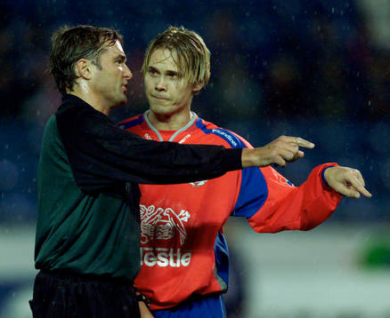 Domare Anders Frisk i samtal med Björn Johansen,