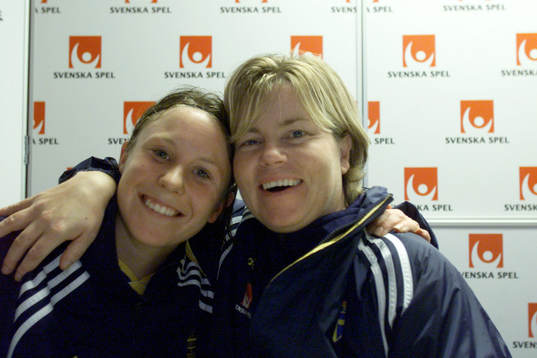 Marika Domanski-Lyfors och Hanna Ljungberg