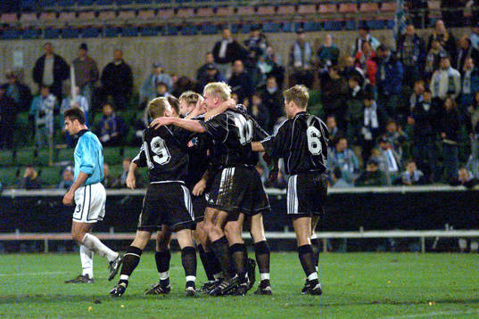 Michael Svensson gjorde 1-0 målet för HBK