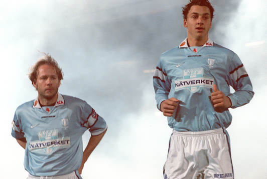  Zlatan Ibrahimovic och Niclas Kindvall,  Malmö.